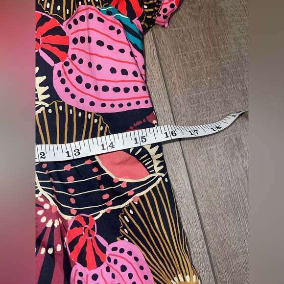 Farm Rio Mix Sea Shell Puff Sleeve Mini Dress - Picture 8 of 10